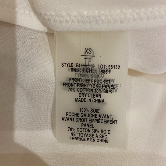 ELIE TAHARI | Size XS | silk blouse - Picture 9 of 10